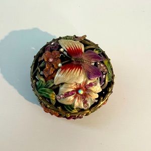 Jewelry Trinket Box - Butterfly Design